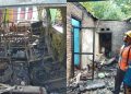Petugas melakukan pengecekan lokasi kebakaran usai sebuah mobil Daihatsu Zebra terbakar di garasi rumah warga Gluntung Lor, Caturharjo, Pandak, Bantul, Rabu (27/5/2026). Kebakaran diduga dipicu percikan api saat proses starter kendaraan setelah pengisian daya aki. Tidak ada korban jiwa dalam kejadian tersebut, namun kerugian ditaksir mencapai Rp18,8 juta.