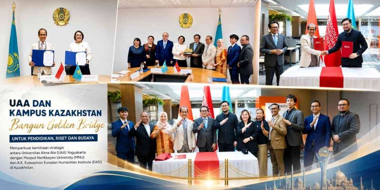 UAA dan Kampus Kazakhstan Bangun Golden Bridge Pendidikan Internasional