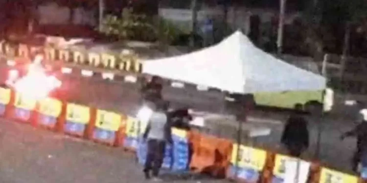Tangkapan Layar Video Rekaman CCTV Kejahatan Jalanan di Jl. Yos Sudarso, Kotabaru, Gondokusuman, Yogyakarta