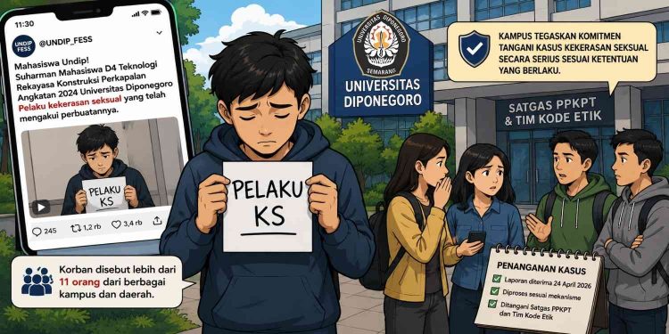 Viral di X, Mahasiswa Undip Diduga Lakukan Kekerasan Seksual dengan Modus Dekati Korban