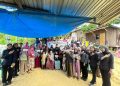 Polwan dan Bhayangkari Polda Kaltim Salurkan Bantuan Sosial di Sepinggan Raya
