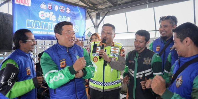 Kakorlantas Polri Ajak Ojol Tingkatkan Keselamatan Lalu Lintas di Sukabumi
