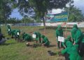 Peringatan HUT ke-80 Persit KCK di Sumenep Diwarnai Aksi Tanam Pohon