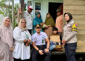 Program GAPAI BERKAH di Guntung Paikat Ubah Sampah Jadi Sembako