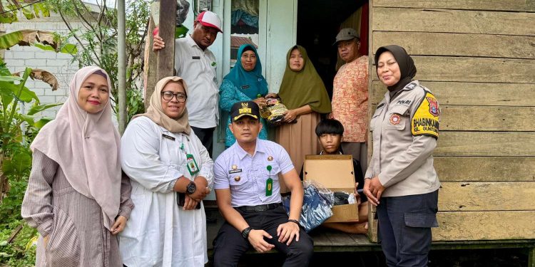Program GAPAI BERKAH di Guntung Paikat Ubah Sampah Jadi Sembako