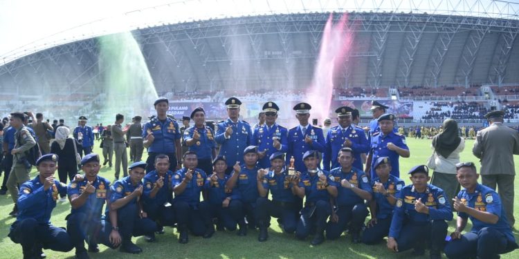 Tim Damkar Jambi Raih Prestasi di Kompetisi Nasional Palembang