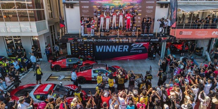 Sean Gelael Raih Podium Ketiga di GT World Challenge Asia 2026 Mandalika