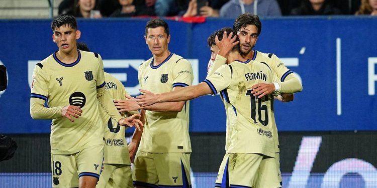Barcelona Unggul Atas Osasuna, Dekati Gelar Juara Liga Spanyol