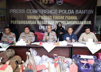 Polda Banten Tangkap Tujuh Pelaku Tambang Ilegal di Lebak
