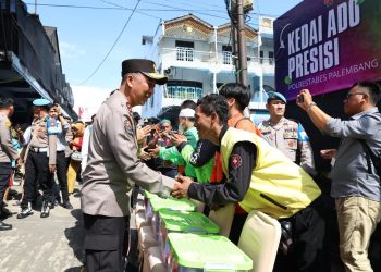 Kapolda Sumsel Resmikan Kedai ADO Presisi, Dorong Sinergi dengan Driver Ojol