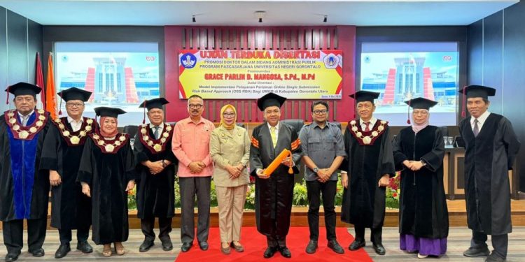 Ketua DPRD Gorontalo Hadiri Sidang Terbuka Doktor di UNG
