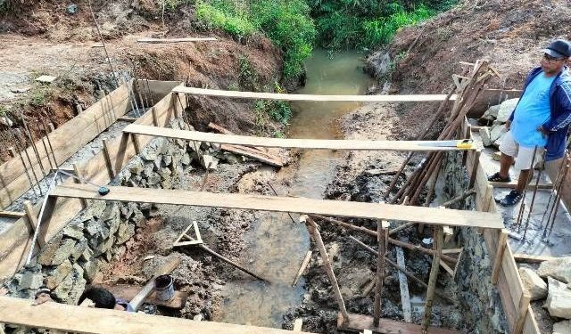 Progres Pembangunan Jembatan Merah Putih Presisi di Rohil Capai 40 Persen