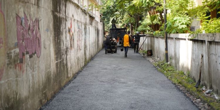 PUPR Pekanbaru Selesaikan Pengaspalan Jalan Penghubung Cut Nyak Dien – Pepaya