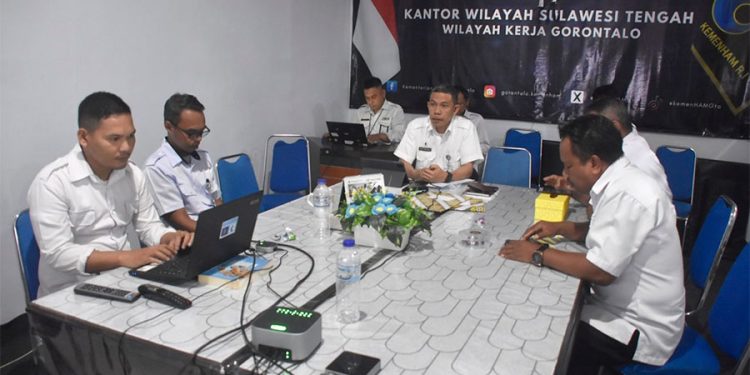 Wilker KemenHAM Gorontalo Tingkatkan Data untuk Peningkatan Kelas Kantor