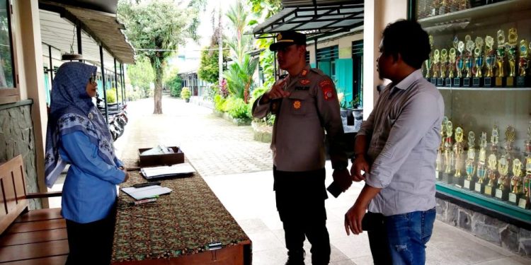 Polsek Gamping Ajak Siswa Rayakan Kelulusan dengan Cara Positif