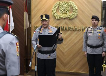 Irjen Pol Asep Memimpin Sertijab Ka SPKT Polda Kepri