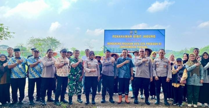 Sinergi Pemkot Tangerang dan Polri Tingkatkan Ketahanan Pangan Lewat Penanaman Jagung