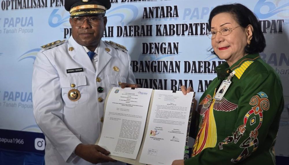 Pemkab Raja Ampat dan Bank Papua Sepakati Digitalisasi Pajak Daerah