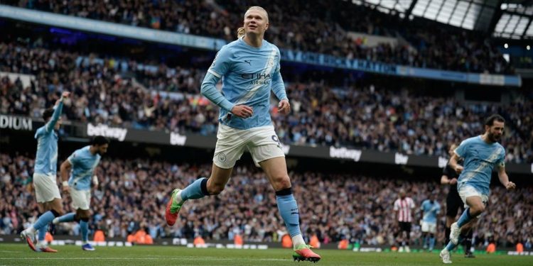 Manchester City Raih Kemenangan Telak 3-0 atas Brentford di Premier League