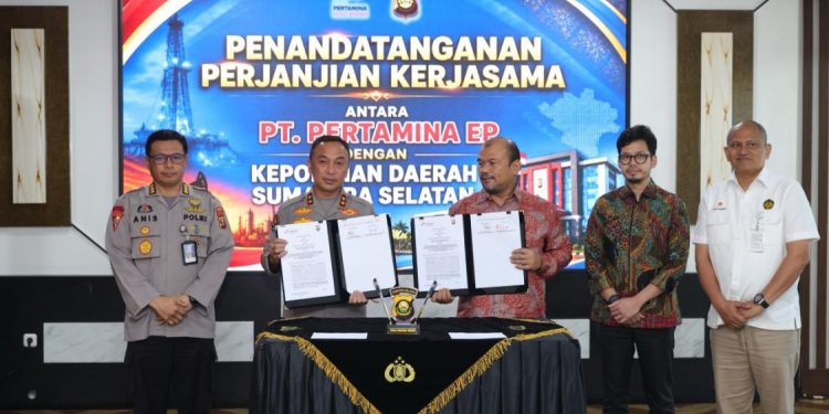 Polda Sumsel dan PT Pertamina EP Sepakati Kerja Sama Strategis