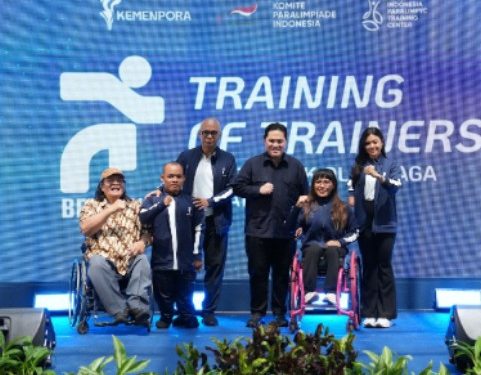 Menpora Erick Thohir Resmi Luncurkan TOT Penggerak Olahraga Disabilitas