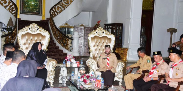 Bupati Bengkalis dan PGRI Bahas Kemajuan Pendidikan di Negeri Junjungan