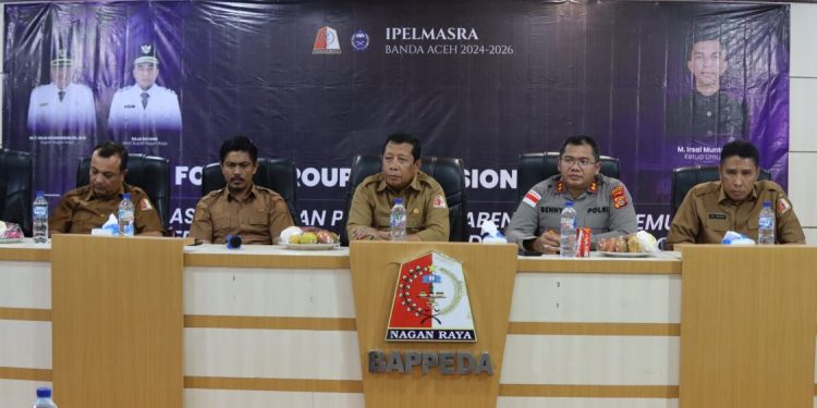 Plt Sekda Nagan Raya Puji Langkah Mahasiswa dalam Diskusi Pelayanan Pascabencana