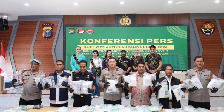 Polda Riau Ungkap 435 Kasus Narkoba dalam Operasi Antik LK 2026
