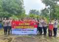 Polda Lampung Tinjau Program Ketahanan Pangan di Desa Sungai Langka