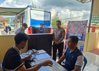 Satlantas Kutim Gelar Layanan SIM Keliling di Kaliorang untuk Warga Terpencil