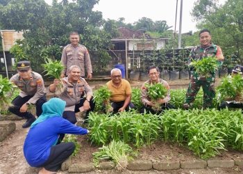 Polda Lampung Dukung Program Pekarangan Pangan Bergizi di Terbanggi Besar