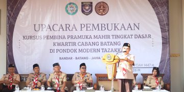 Pondok Modern Tazakka dan Kwarcab Batang Kolaborasi Tingkatkan Disiplin Santri