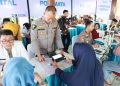 Polda Jawa Timur Adakan Bakti Sosial dan Kesehatan di Nganjuk