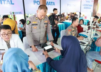 Polda Jawa Timur Adakan Bakti Sosial dan Kesehatan di Nganjuk