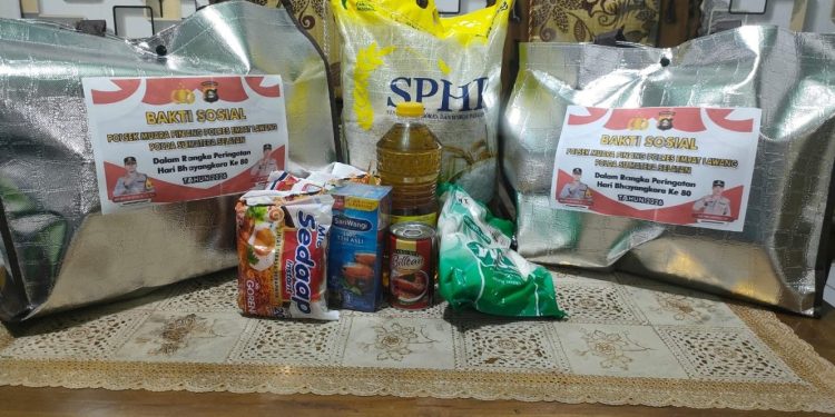 Polres Empat Lawang Laksanakan Bakti Sosial di Desa Lubuk Tanjung