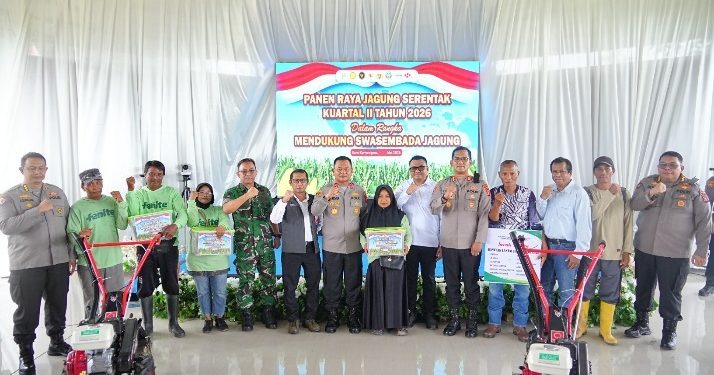 Polda Kaltim Gelar Panen Raya Jagung untuk Dukung Ketahanan Pangan Nasional