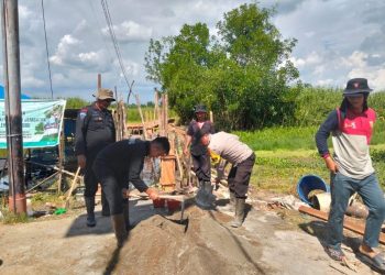 Polda Riau Selesaikan 42 Jembatan untuk Tingkatkan Akses Warga Pedalaman