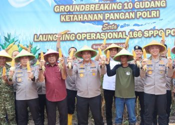 Kapolda Kepri Ikuti Panen Raya Jagung Bersama Presiden Secara Virtual