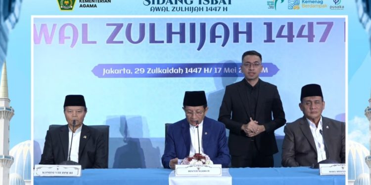 Pemerintah Tetapkan Hari Raya Idul Adha 1447 H pada 27 Mei 2026