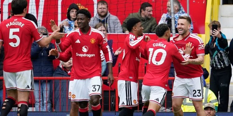 Manchester United Amankan Posisi Ketiga Setelah Kalahkan Nottingham Forest 3-2