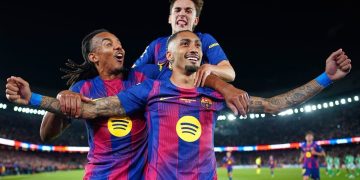 Barcelona Raih Kemenangan 3-1 atas Real Betis di Camp Nou
