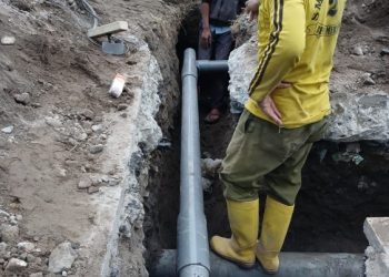 Distribusi Air PDAM Tirta Bengi Terhenti Akibat Perbaikan Pipa