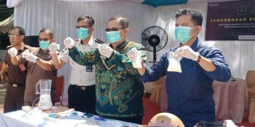 Kejari Pangkep Musnahkan Barang Bukti dari Berbagai Kasus