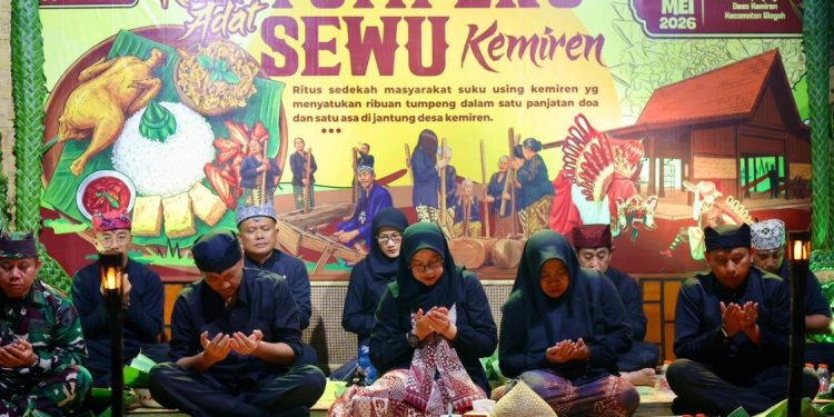 Tradisi Tumpeng Sewu di Kemiren Banyuwangi Menarik Minat Wisatawan
