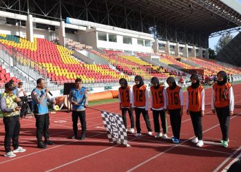 Polda Aceh Laksanakan Tes Fisik Seleksi Akpol 2026 di Stadion Harapan Bangsa