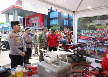 Polda Sumsel Laksanakan Apel Kesiapsiagaan Penanganan Karhutla 2026