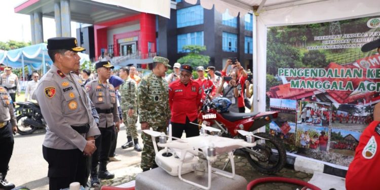 Polda Sumsel Laksanakan Apel Kesiapsiagaan Penanganan Karhutla 2026