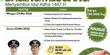 Pemko Banda Aceh Adakan Pasar Murah Daging Meugang Menyambut Iduladha