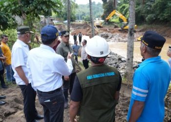 Pemulihan Infrastruktur Pascabanjir di Tanah Datar Jadi Fokus Utama