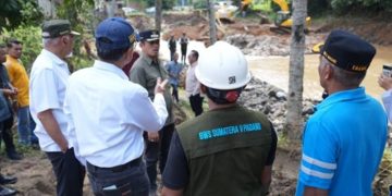 Pemulihan Infrastruktur Pascabanjir di Tanah Datar Jadi Fokus Utama
